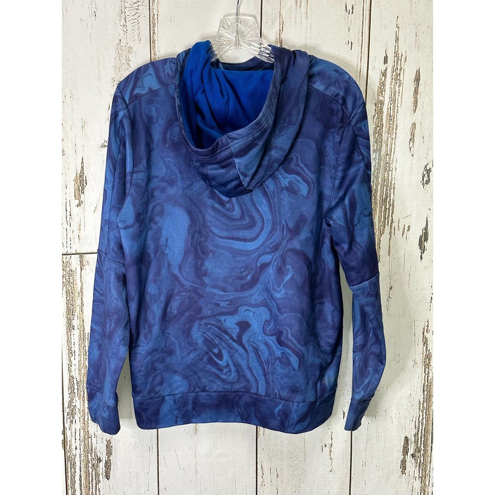 Russell Marbled Blue Hoodie - Picture 5 of 6